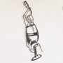 Wallity Glass of Wine Girl Line Art- APT749 M